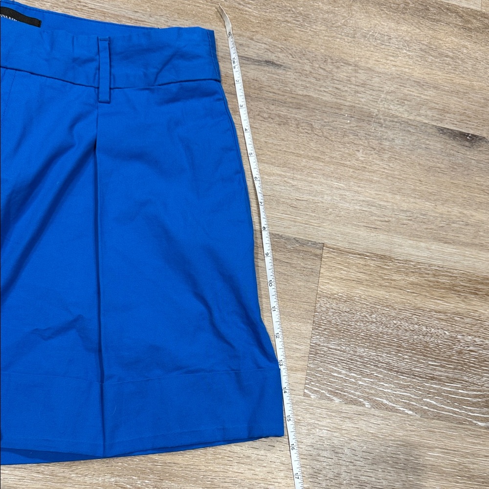 Banana Republic women’s Pleated High Waist Blue Shorts Wide Leg Size 10 - Picture 7 of 11